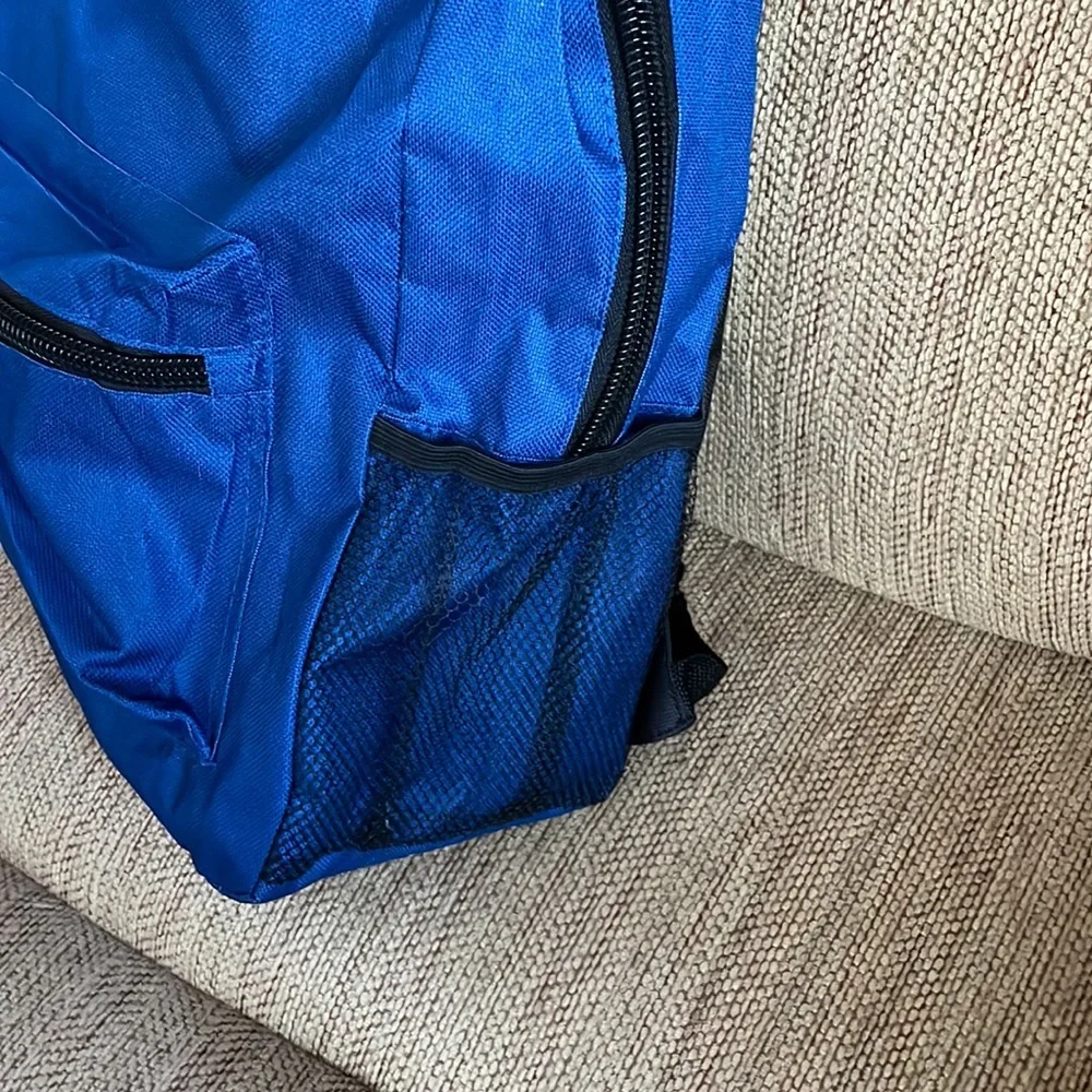 NWT Arctic Star backpack blue w/ front pocket zip padded back mesh side pockets